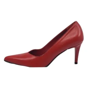 1001 Capretto Rosso Red Leather Versani Pumps