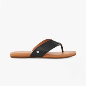 CAREY FLIP Ladies Flip Flops Black