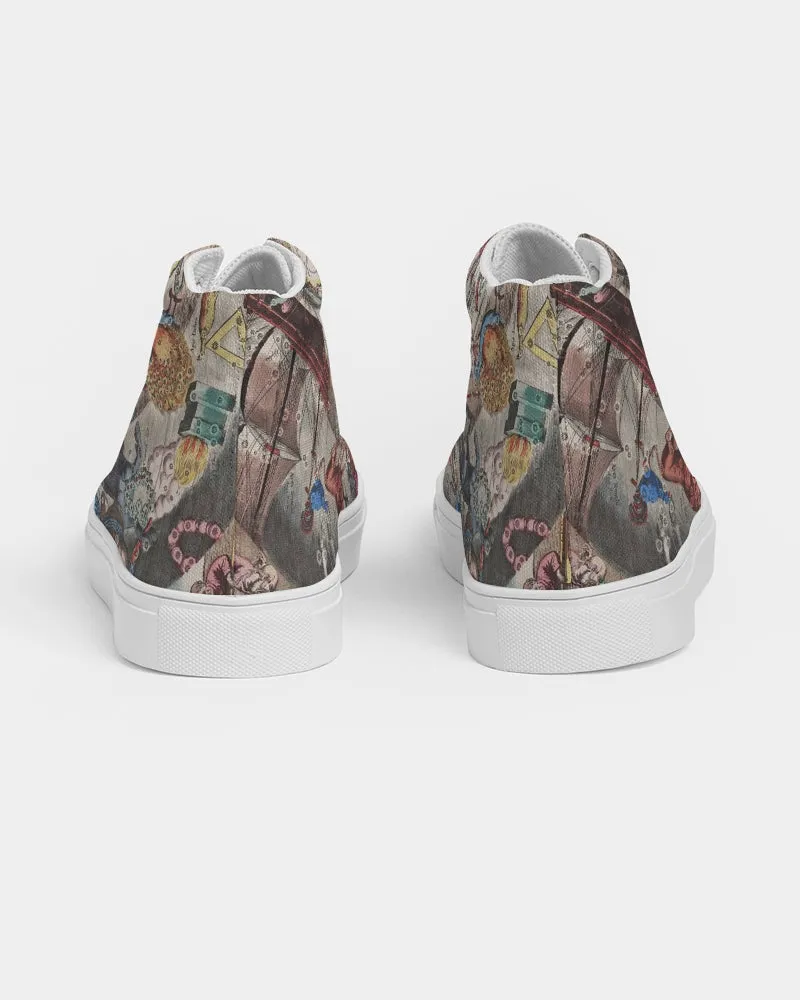 Constellation Story Men's Hightop Canvas Shoe