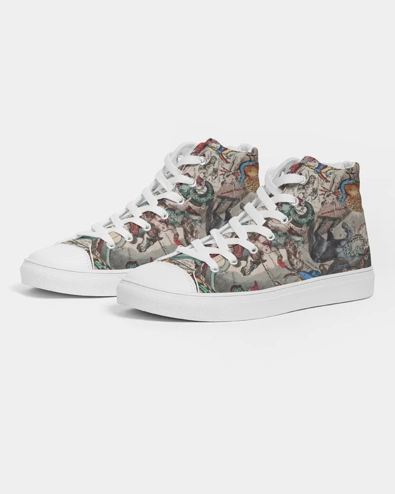 Constellation Story Men's Hightop Canvas Shoe