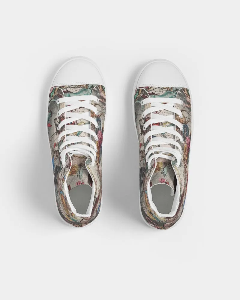 Constellation Story Men's Hightop Canvas Shoe