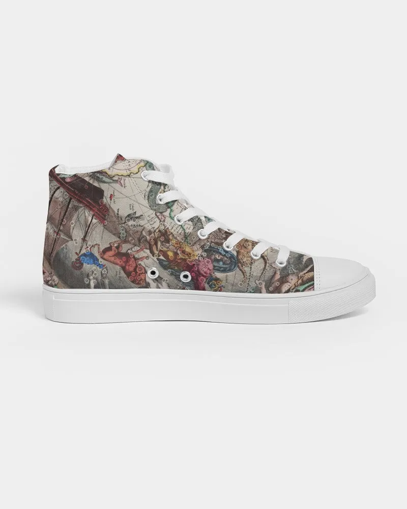 Constellation Story Men's Hightop Canvas Shoe