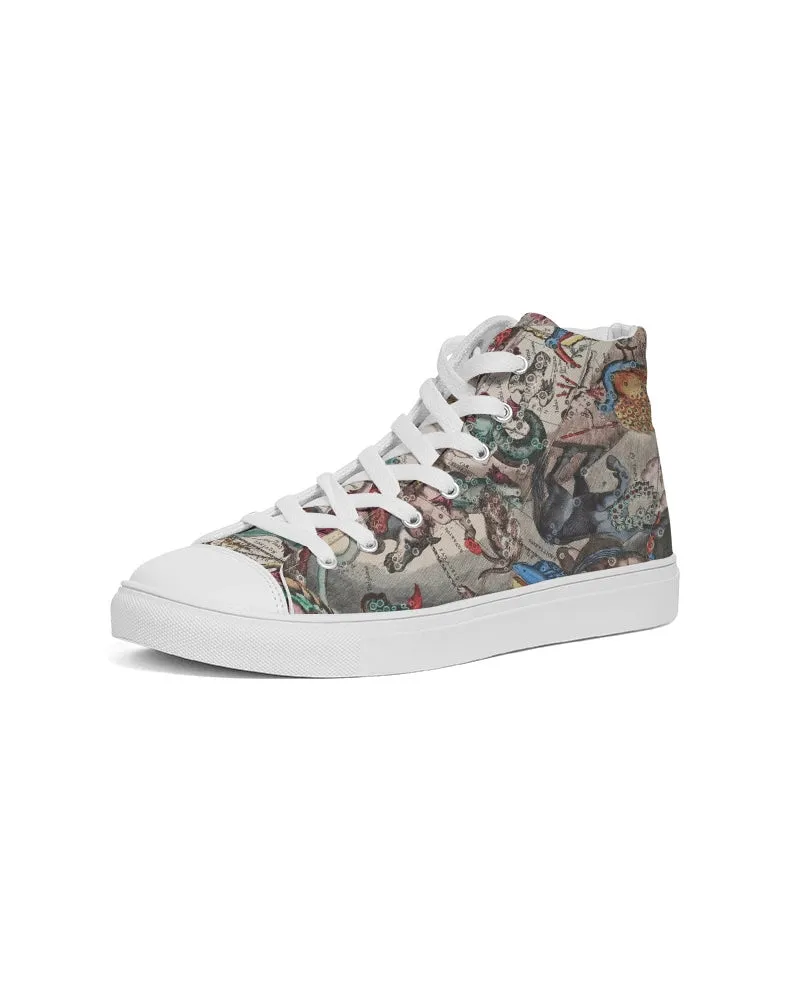 Constellation Story Men's Hightop Canvas Shoe