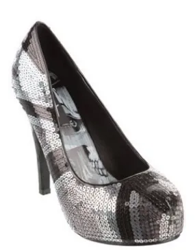 Iron Fist Jacked Up Heel Silver/Black