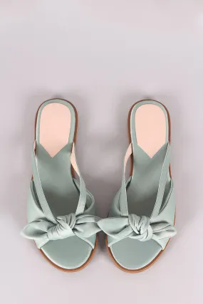 Liliana Satin Slip on Sandal