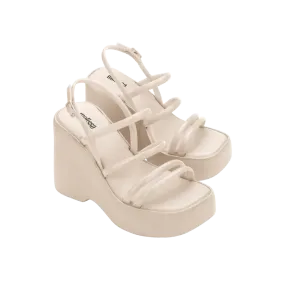 Melissa Jessie Platform Sandals Beige