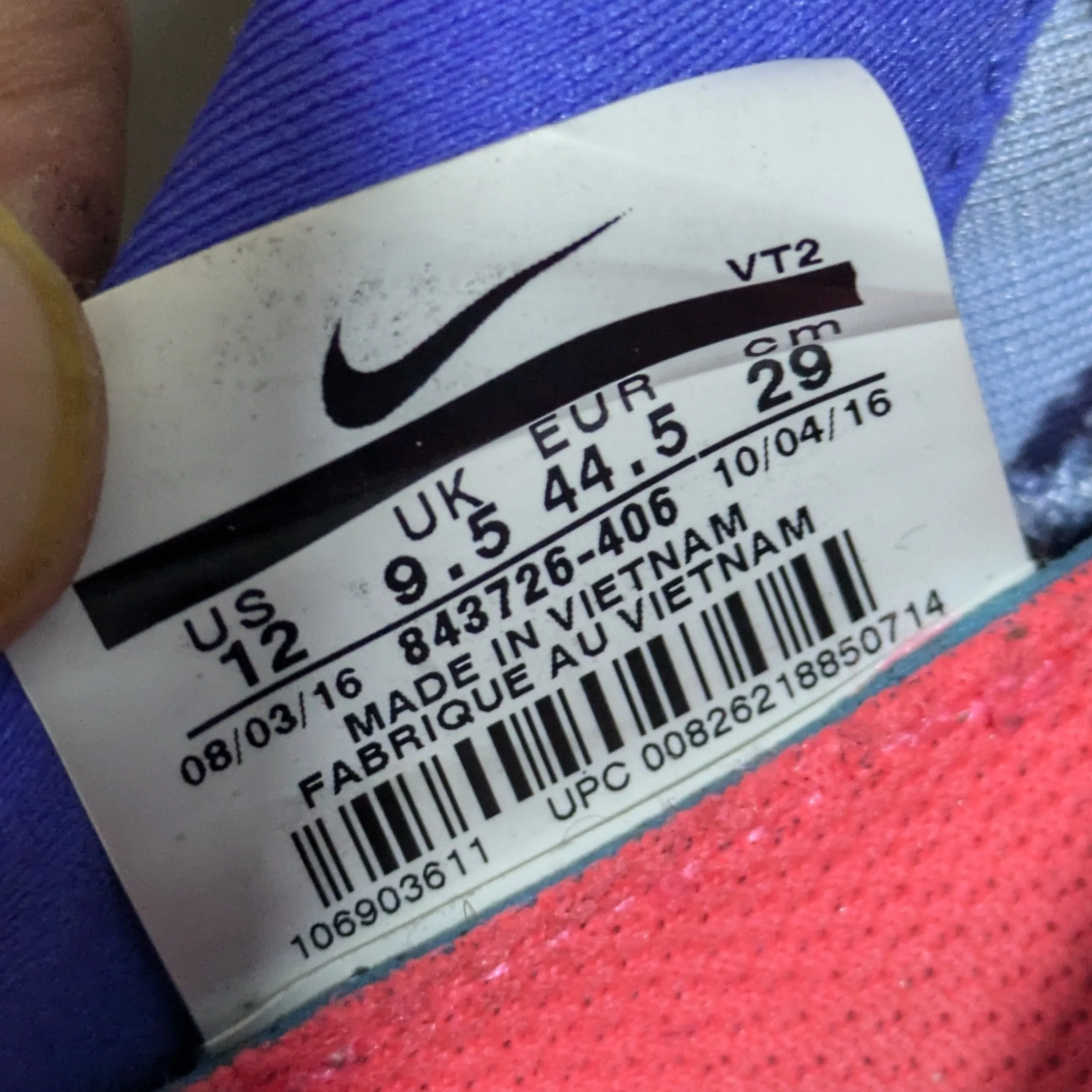 Nike LunarGlide 8 Men's Running Shoes – UK 9.5 / EU 44.7 / US 12