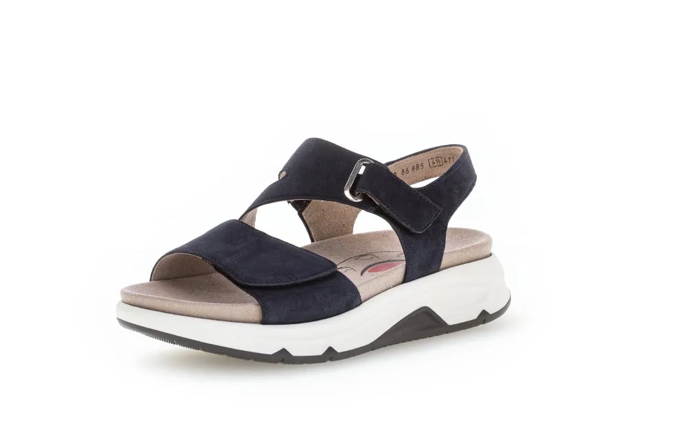 Rolling Soft Navy Sporty Sandal|6688536