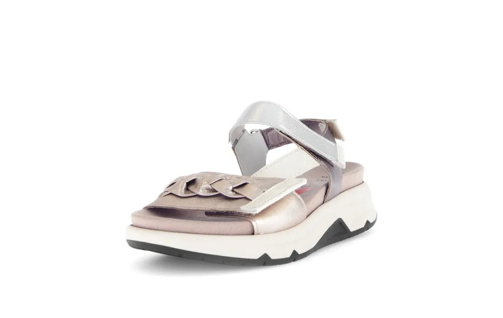 Rolling Soft Velcro Strap Sandal|6688382