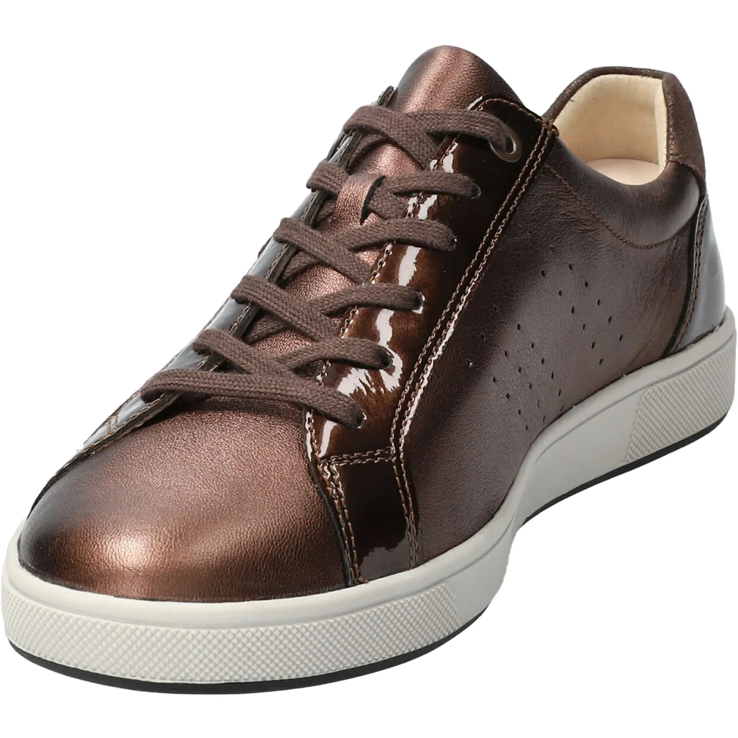 Women's Mephisto Nikita 1 Bronze Charm Grained Leather