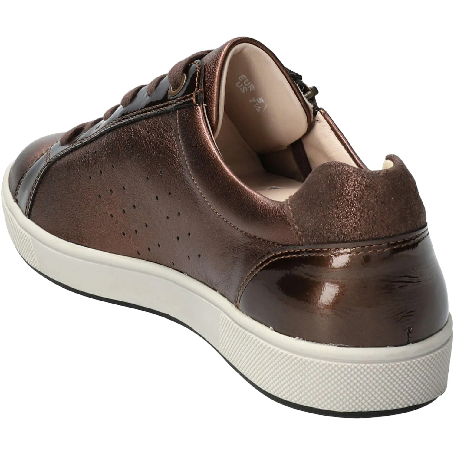 Women's Mephisto Nikita 1 Bronze Charm Grained Leather