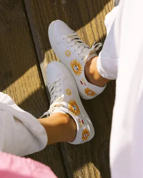 Womens_Sneakers_The Ibiza_Embroidery_Oasis White - Shine On